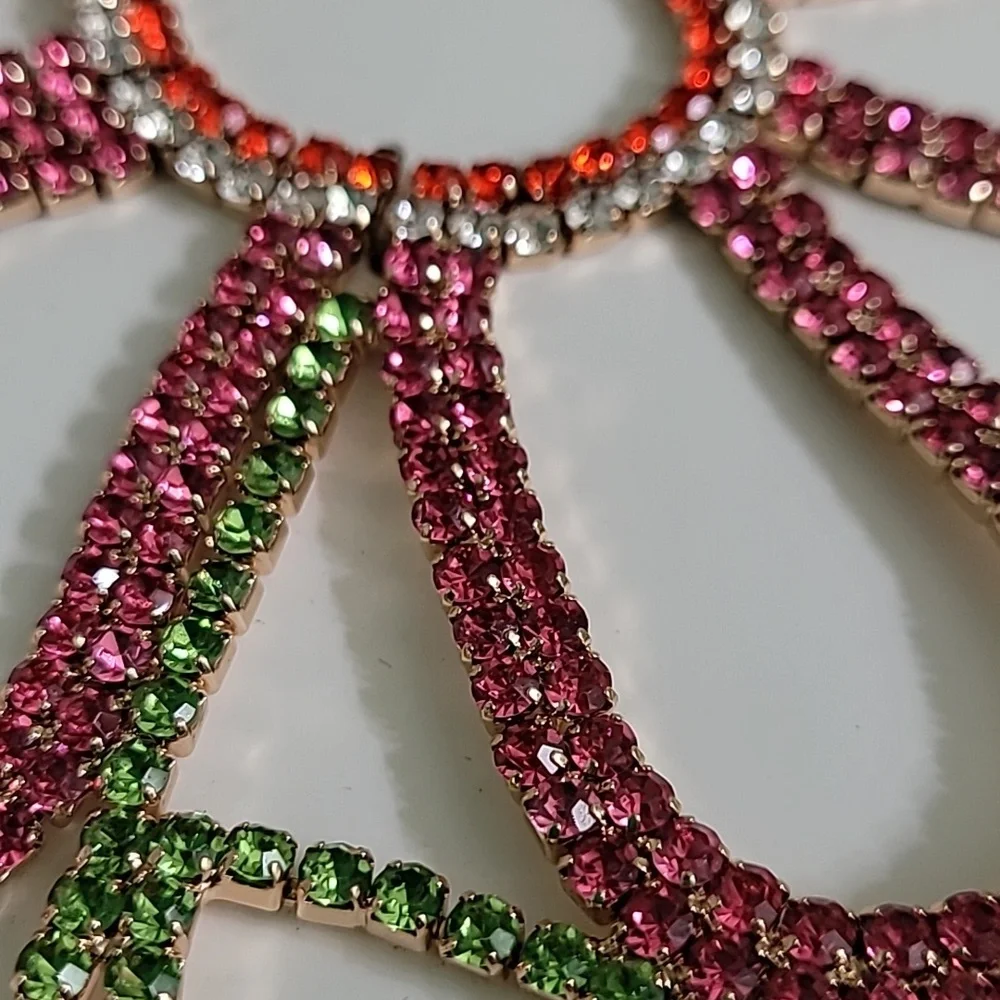 ZARA Multicolor Floral Necklace - Picture 8 of 14